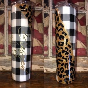 Custom made Tumblers. Different sizes and designs!